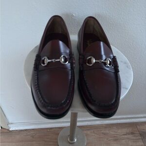 G.H. Bass Brown Leather Loafers NIB